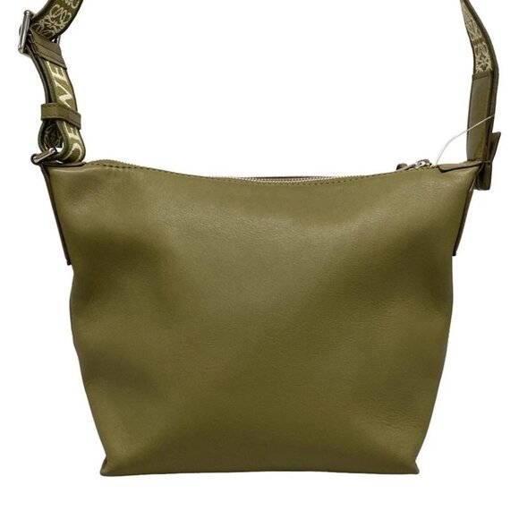 LOEWE Cubby Cross Body Bag Small - Khaki Cream Calf Skin Jacquard Shoulder Bag - Picture 2 of 14